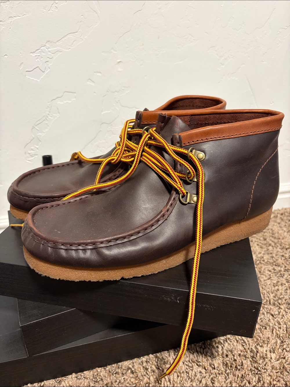 Clark’s Originals Wallabee Boot, Men's Brown Leather Moccasin